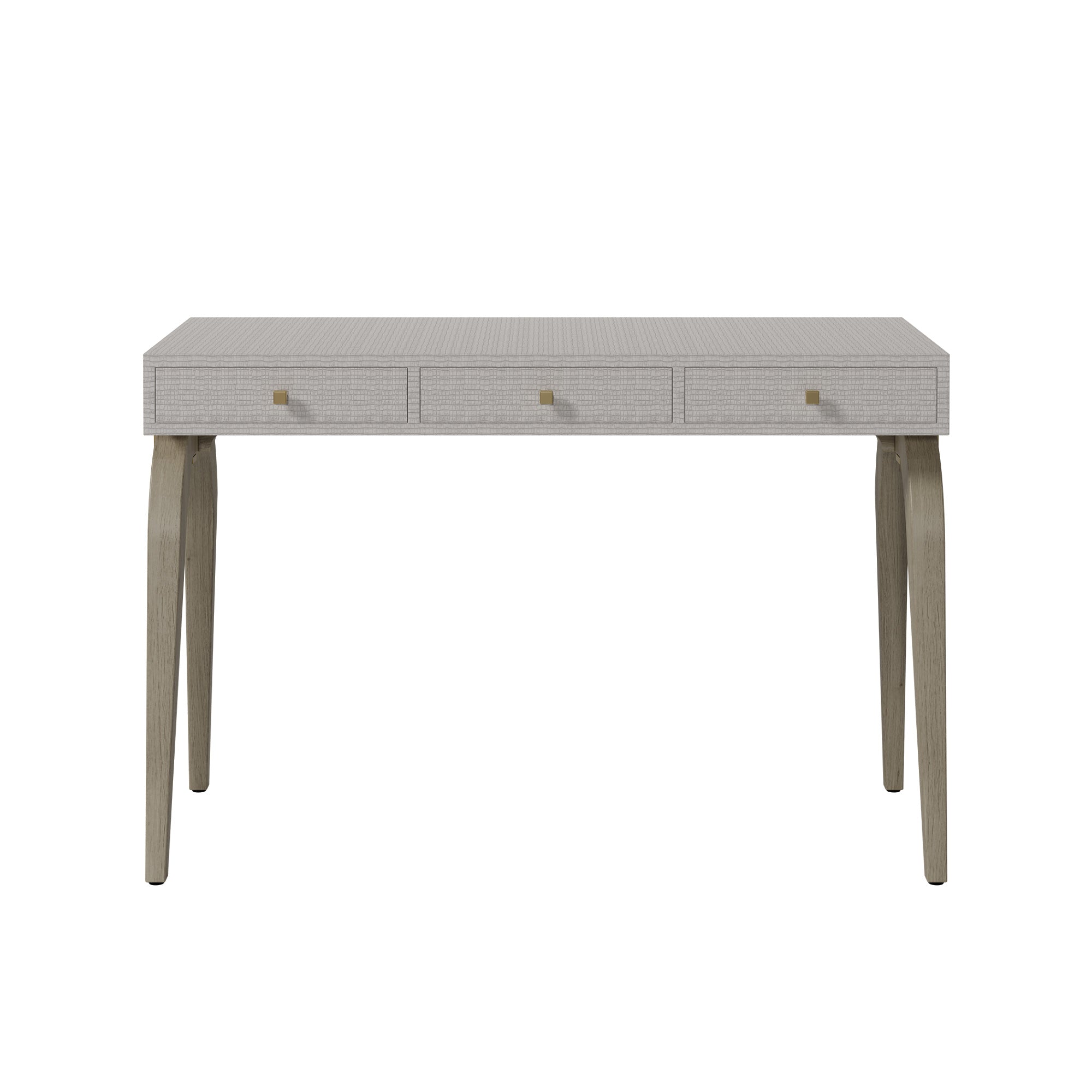 DI Designs Laverstoke Grey Crocodile Style Desk